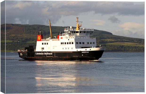 Isle of Bute ferry Canvas Print by Martin Collins