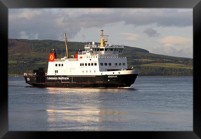 Isle of Bute ferry Framed Print by Martin Collins