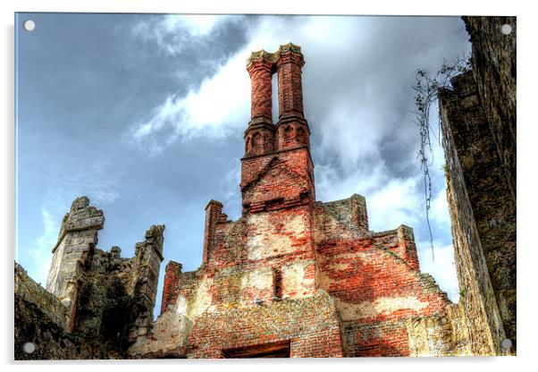 titchfield abbey ruin Acrylic by nick wastie