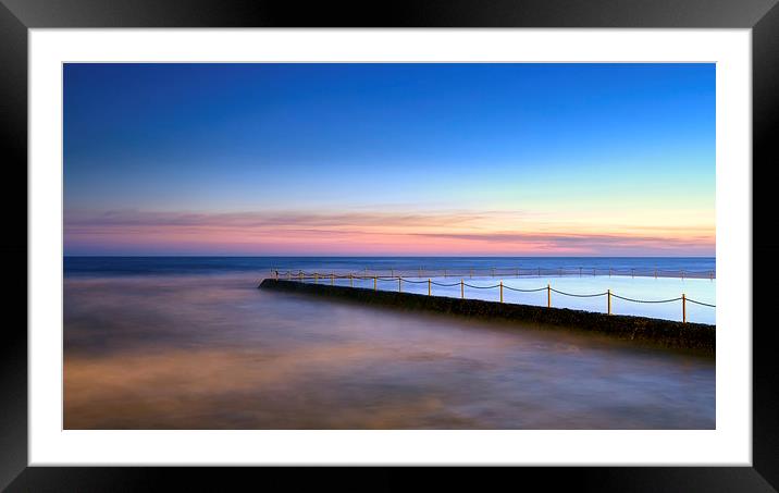 Shimmer in the Dawn Framed Mounted Print by Mark Lucey
