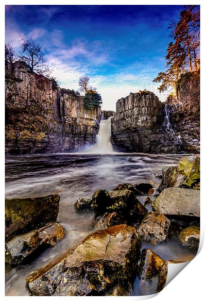 High Force Waterfall Print by Dave Hudspeth Landscape Photography