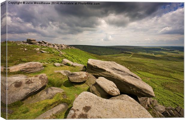 Hathersage Moor Canvas Print by Julie Woodhouse
