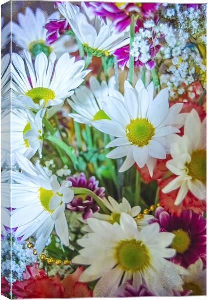 Spring Bouquet 2 Canvas Print by Judy Hall-Folde