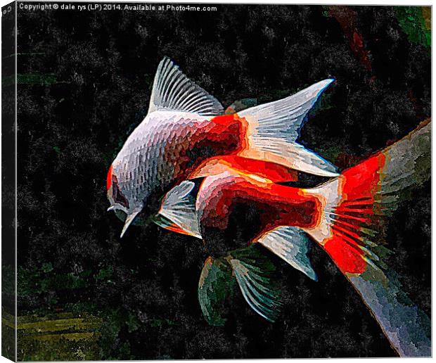 watercolor fish Canvas Print by dale rys (LP)