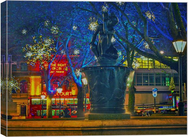 Sloane Square Canvas Print by Victor Burnside