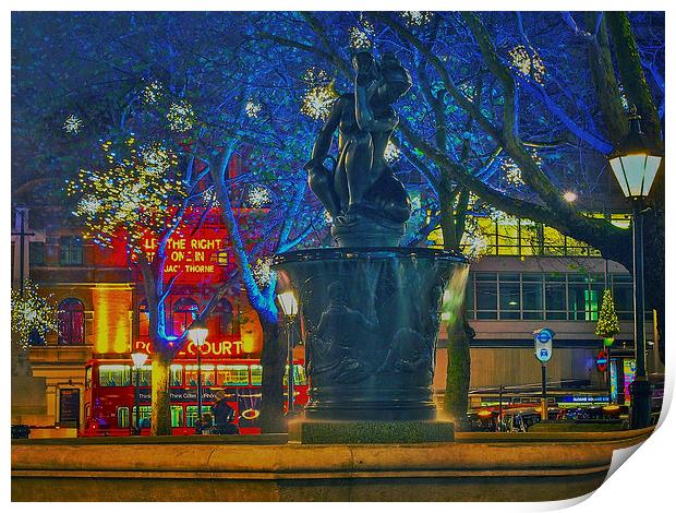 Sloane Square Print by Victor Burnside