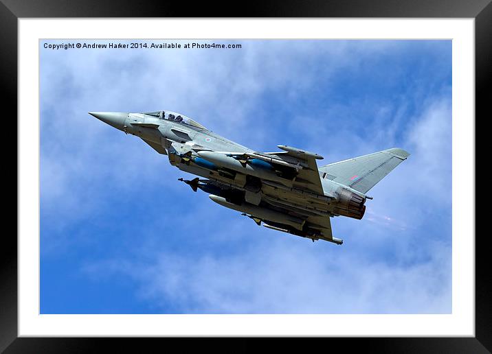 Eurofighter Typhoon IPA5  Framed Mounted Print by Andrew Harker