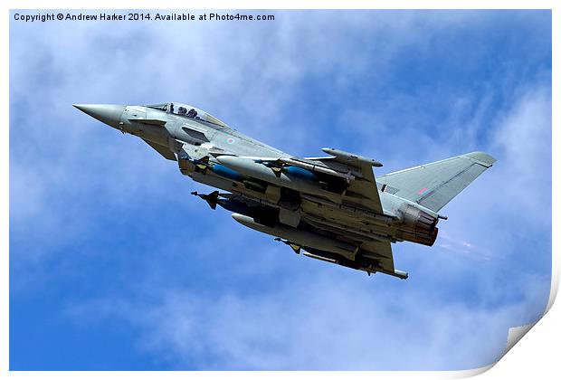 Eurofighter Typhoon IPA5  Print by Andrew Harker