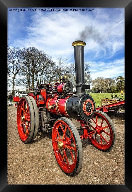 Vintage steam engine Framed Print by Thanet Photos