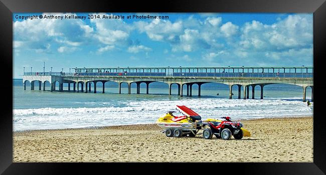 READY AND WAITING Framed Print by Anthony Kellaway