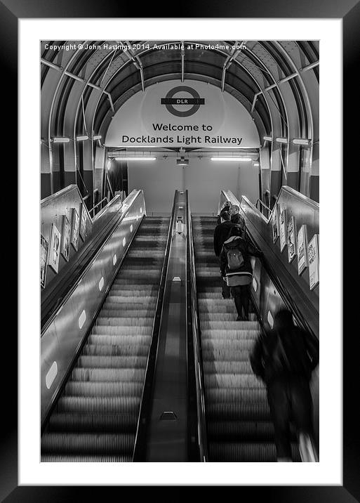 Welcome to the DLR Framed Mounted Print by John Hastings