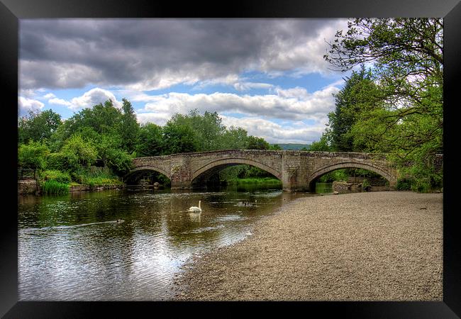 River Eamont Bridge Framed Print by Tom Gomez