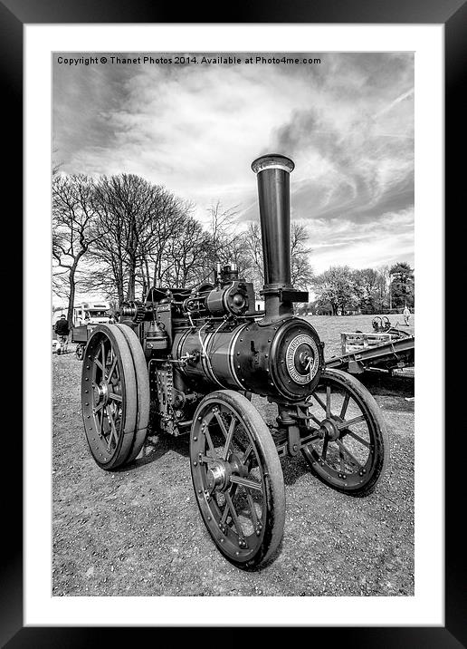 Mono steam engine Framed Mounted Print by Thanet Photos