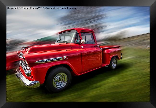 Chevrolet Apache Framed Print by Thanet Photos