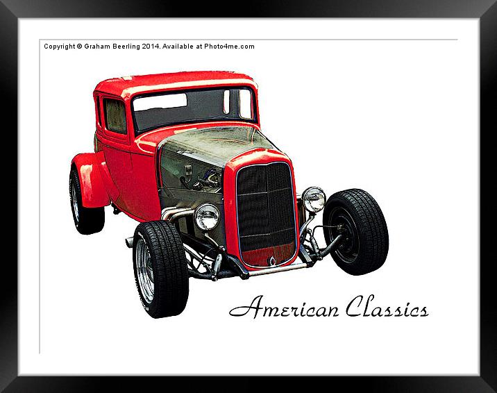 American Classics Framed Mounted Print by Graham Beerling