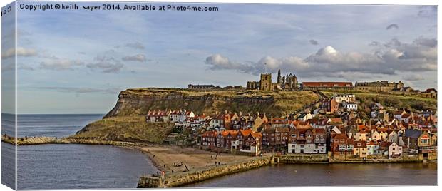 Whitby Canvas Print by keith sayer