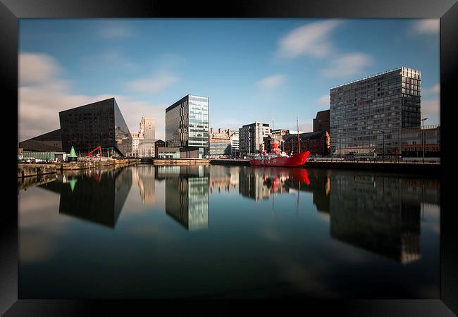 Canning dock reflections Framed Print by Paul Farrell Photography