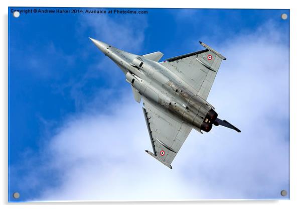 French Air Force Dassault Rafale C Acrylic by Andrew Harker