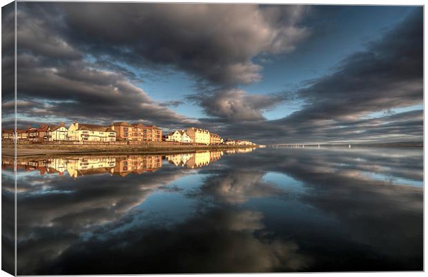 West Kirby reflections Canvas Print by Paul Farrell Photography