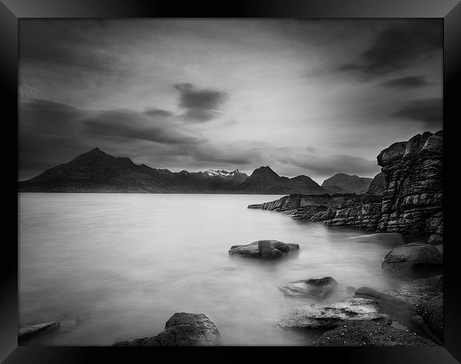 View to Black Cuillen Framed Print by andrew bagley