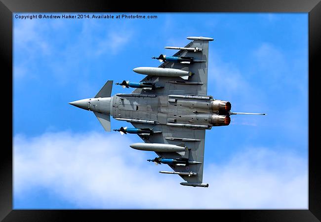 Eurofighter Typhoon IPA5  Framed Print by Andrew Harker