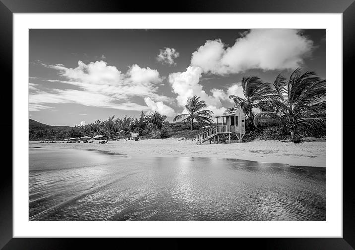 Flamenco Beach Culebra Framed Mounted Print by Robert Pettitt