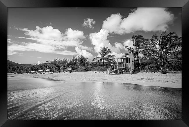 Flamenco Beach Culebra Framed Print by Robert Pettitt