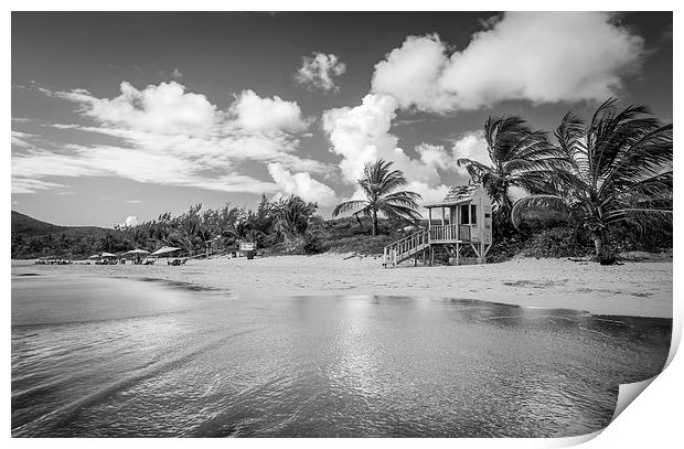 Flamenco Beach Culebra Print by Robert Pettitt