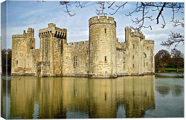 Bodiam Castle Canvas Print by steve akerman