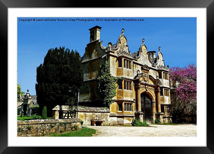 Stanway Manor Gatehouse Framed Mounted Print by Jason Williams