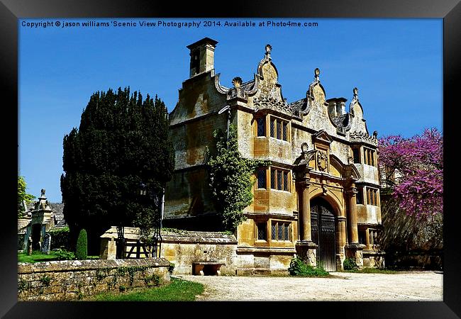Stanway Manor Gatehouse Framed Print by Jason Williams