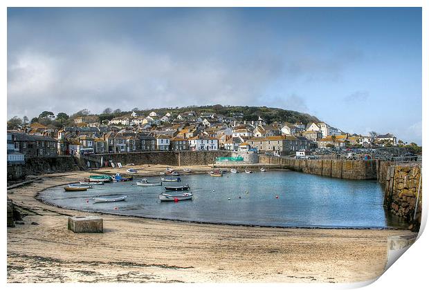 Mousehole Harbour Print by Diane Griffiths