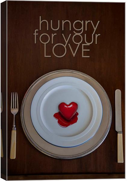 Hungry for your LOVE Canvas Print by Abdul Kadir Audah