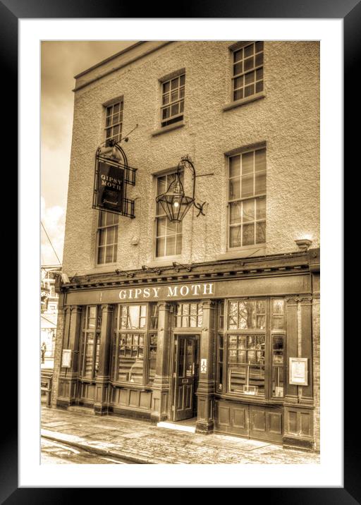 The Gipsy Moth Pub Greenwich Framed Mounted Print by David Pyatt