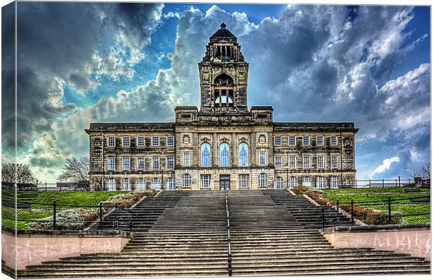 Wirral, Wallasey Town Hall Canvas Print by Pete Lawless