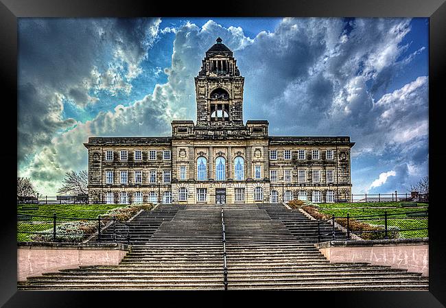 Wirral, Wallasey Town Hall Framed Print by Pete Lawless