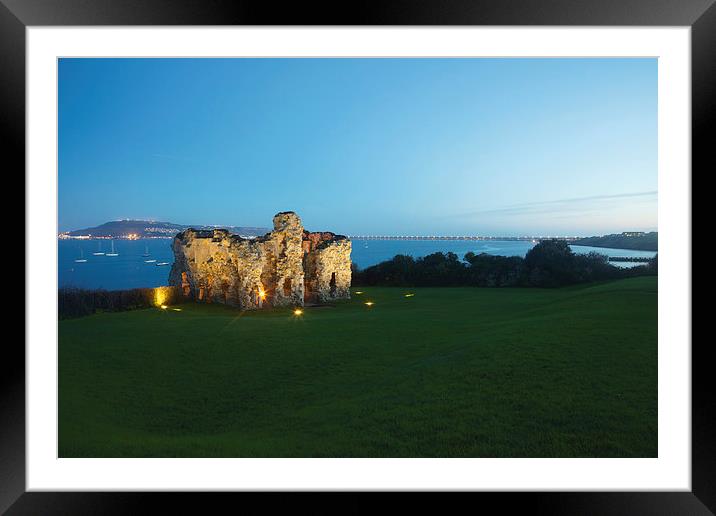 Sandsfoot Castle Framed Mounted Print by Paul Brewer