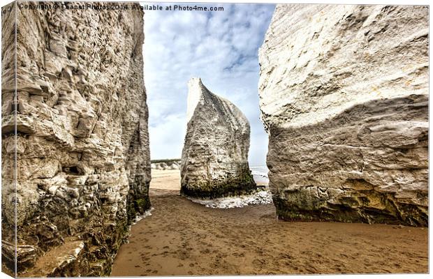 The Cliffs Canvas Print by Thanet Photos