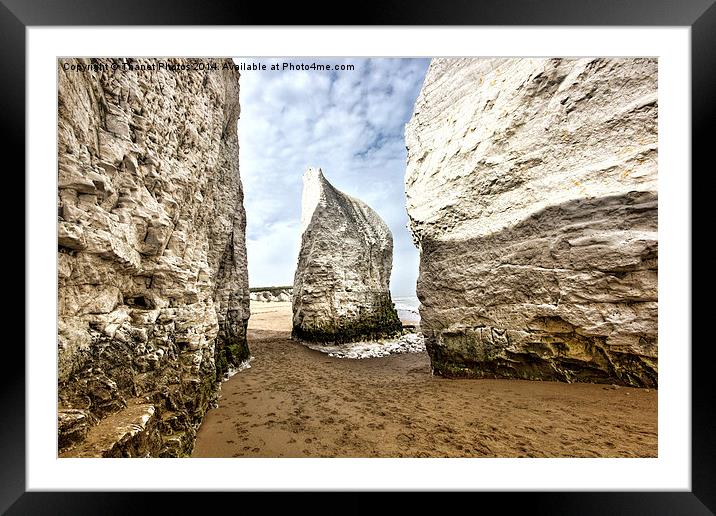 The Cliffs Framed Mounted Print by Thanet Photos