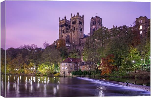 Durham Lumiere cathedral Canvas Print by Gary Finnigan