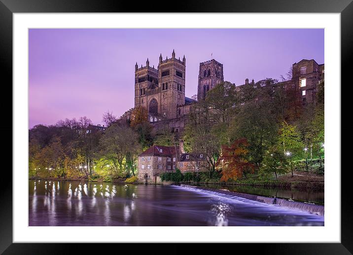 Durham Lumiere cathedral Framed Mounted Print by Gary Finnigan