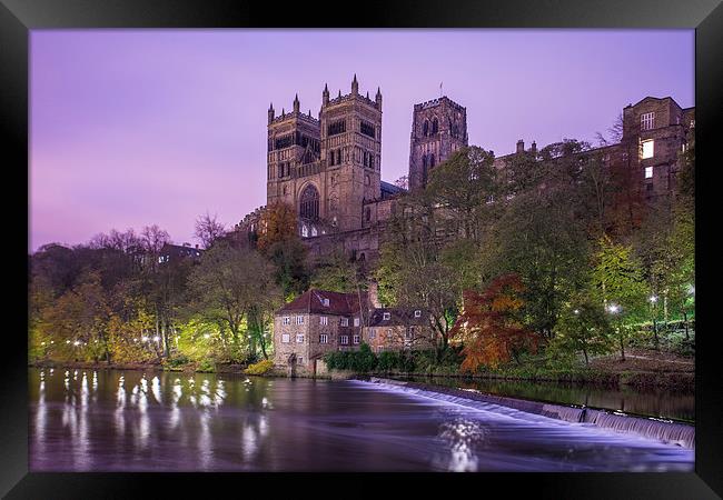 Durham Lumiere cathedral Framed Print by Gary Finnigan