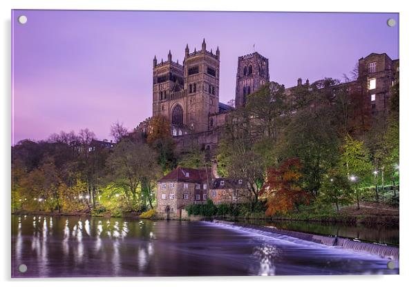 Durham Lumiere cathedral Acrylic by Gary Finnigan