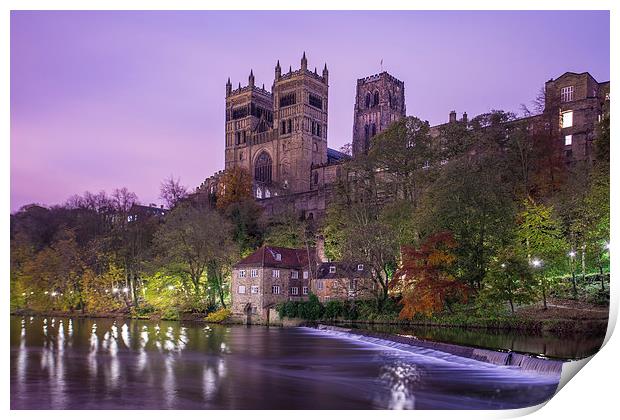 Durham Lumiere cathedral Print by Gary Finnigan