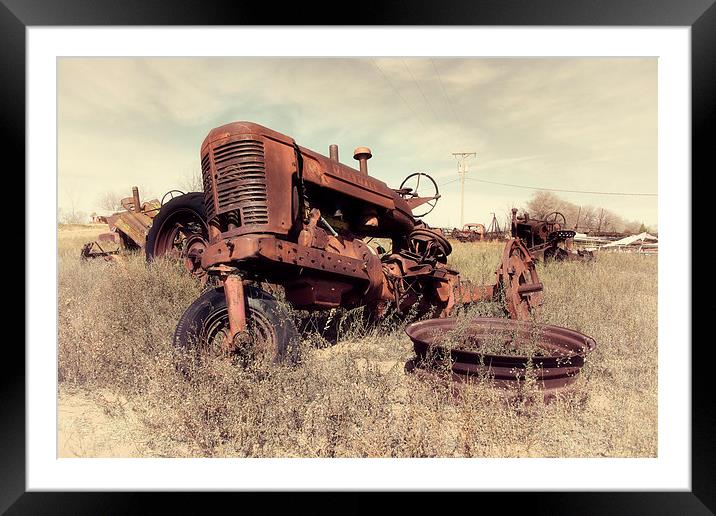 Derelict Marshall Framed Mounted Print by Rob Hawkins
