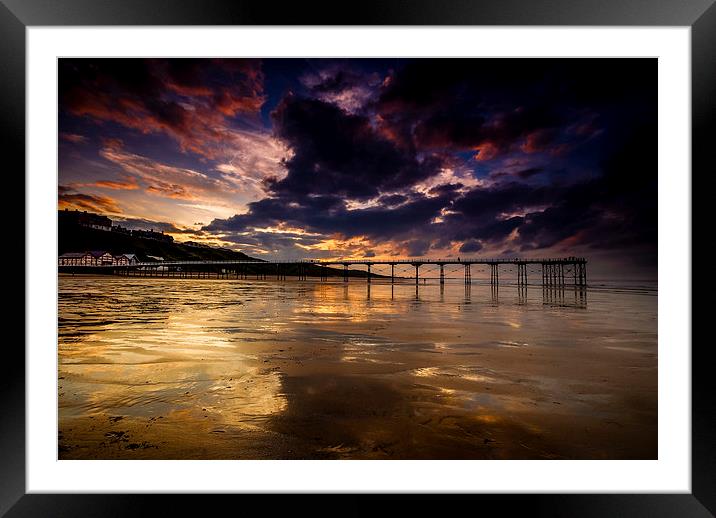 Saltburn Pier Framed Mounted Print by Dave Hudspeth Landscape Photography