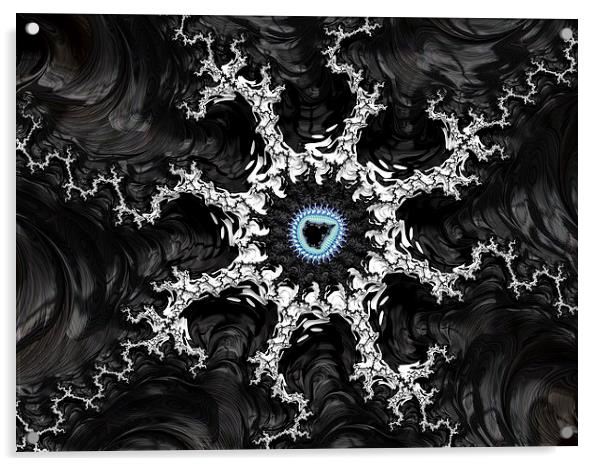 Abstract fractal art Acrylic by Matthias Hauser