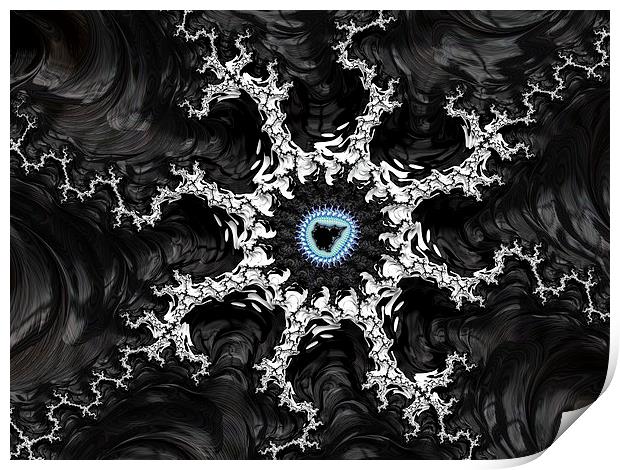 Abstract fractal art Print by Matthias Hauser