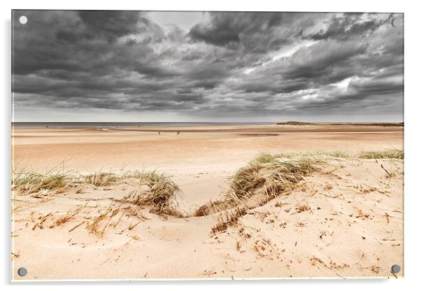 Vast Sands of Holkham Acrylic by Paul Macro