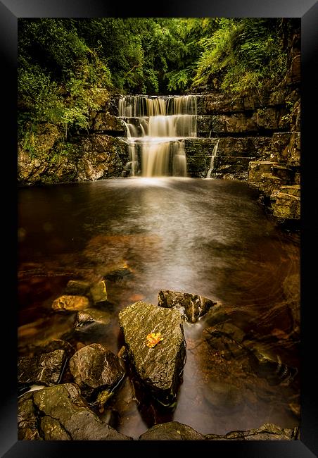 Cauldron Falls, North Yorkshire Framed Print by Dave Hudspeth Landscape Photography